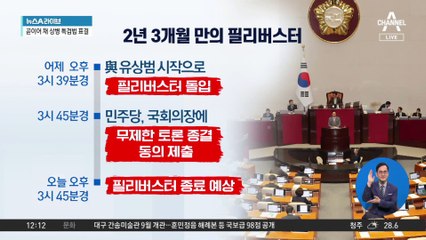 2년 3개월 만의 필리버스터…국민의힘, 이틀째 진행 중