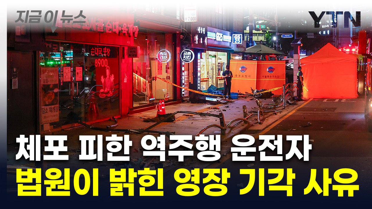 '역주행 사고' 운전자...체포 영장 기각 [지금이뉴스] / YTN