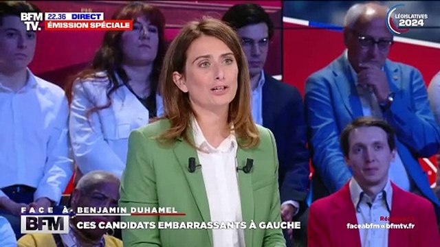 L'écologiste Marine Tondelier banalise totalement le fait que le candidat Raphaël Arnault soit fiché S en expliquant que c'est de tout de façon le cas de plus en plus de Français -