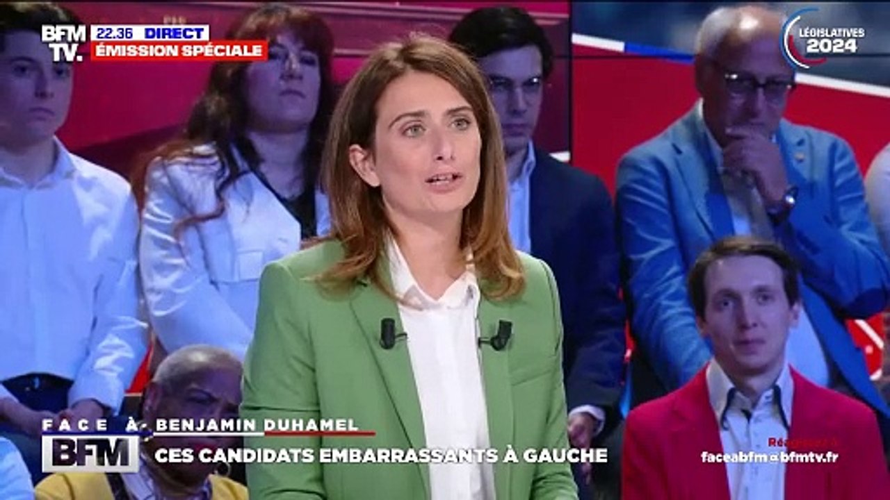 L'écologiste Marine Tondelier banalise totalement le fait que le candidat Raphaël Arnault soit fiché S en expliquant "que c'est de tout de façon le cas de plus en plus de Français" -