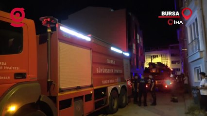4 Katlı Binada Korkutan Yangın!