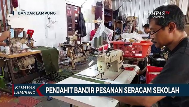 Tahun Ajaran Baru, Penjahit Banjir Pesanan Seragam Sekolah