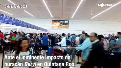En alerta naranja, cinco municipios de Quintana Roo ante impacto de Beryl