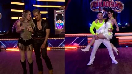 Pareja de &#039;Bailadísimo&#039; sufre sensual accidente en la pista