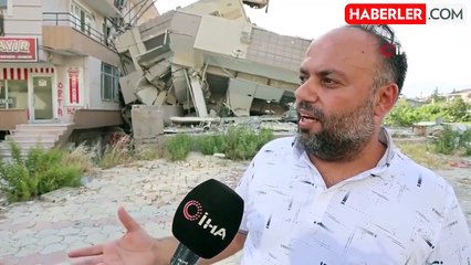 Az hasarlı binalarını düzeltmeye çalışırken adeta ikinci depremi yaşadılar