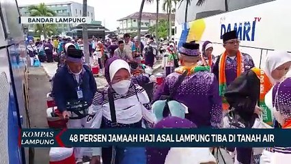 48 Persen Jamaah Haji Asal Lampung Telah Tiba di Tanah Air