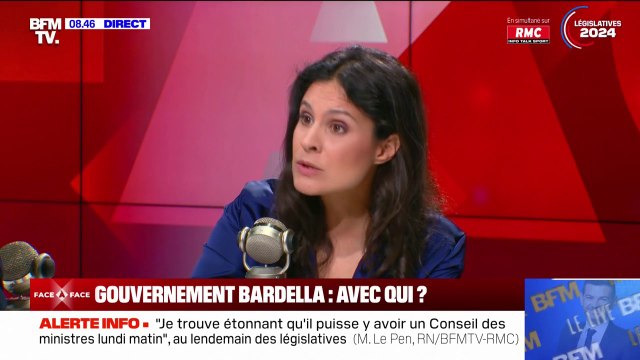 Marine Le Pen trouve étonnant la tenue d'un Conseil des ministres lundi, au lendemain du deuxième tour des législatives
