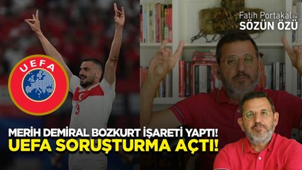 MERİH DEMİRAL BOZKURT İŞARETİ İLE AVUSTURYALILARI VE UEFA’YI ÇILDIRTTI! SORUŞTURMA AÇILDI!
