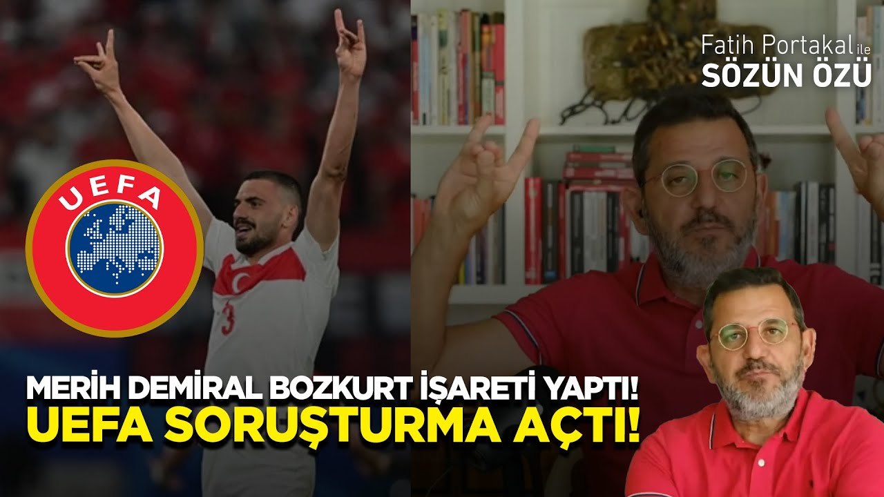 MERİH DEMİRAL BOZKURT İŞARETİ İLE AVUSTURYALILARI VE UEFA’YI ÇILDIRTTI! SORUŞTURMA AÇILDI!