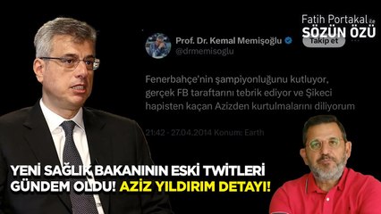 YENİ SAĞLIK BAKANI ESKİ TWİTLERİ TEKRAR GÜNDEM OLDU! İLGİNÇ AZİZ YILDIRIM AYRINTISI!
