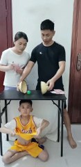 Parent child interactive game #funny #comedy #family