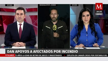 A dos días del incendio en 'Las Cabañitas', Nezahualcóyotl, continúa la recolección de escombros