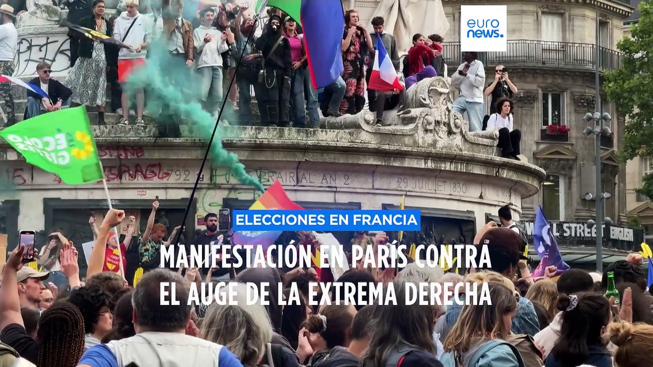 Protestas en París contra la extrema derecha, el racismo y la xenofobia