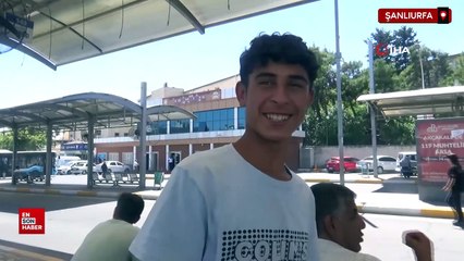 Şanlıurfa’da sıcak hava bunaltıyor