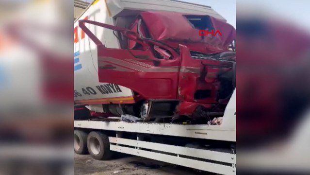 Osmaniye'de kontrolden çıkan TIR köprüden düştü: 1 ölü