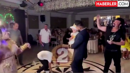 Kobra Murat, torununun doğum günü için parti verdi! Altın ve paralar havada uçuştu