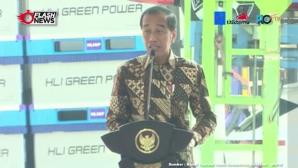 Presiden Jokowi Resmikan Pabrik Baterai Mobil Listrik Terbesar Se-Asia Tenggara di Karawang