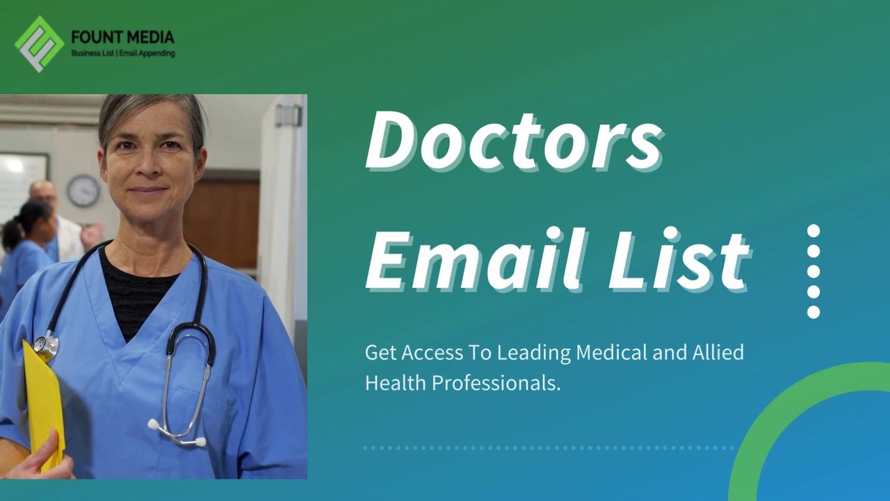 Doctors email list