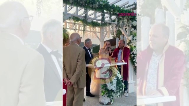 Hayat Bilgisi'nin oyuncusu Kerem Kupacı nikah masasından kaçtı! Renkli görüntülere sahne oldu