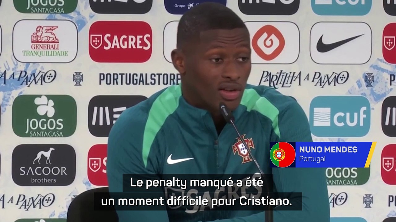 Nuno Mendes revient sur le penalty manqué et les larmes de CR7