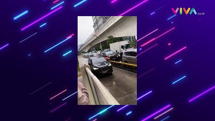 Mobil Berpelat Polda Metro Jaya Masuk Jalur TransJakarta