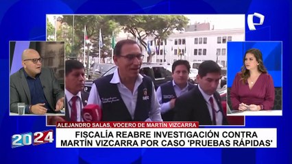 Alejandro Salas: "Martín Vizcarra está convencido que investigación por caso 'pruebas rápidas' será archivada"