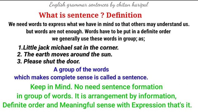 What is Sentences | Learn English through Sentences | Learn English Daily Life | Improve Your Grammar Sentences | English Conversations with Sentences