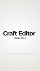 3D Streak Title | Craft Editor | IZAN ABBAS