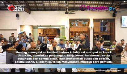 Mendag Zulkifli Hasan Bincang Santai Bersama Pengusaha Muda di Kota Medan