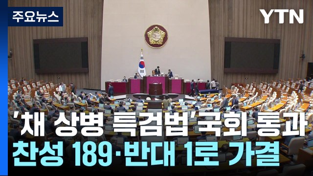 '채 상병 특검' 필리버스터 종료 수순...곧 표결 전망 / YTN