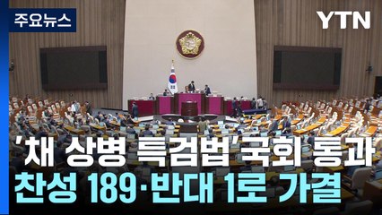 '채 상병 특검' 필리버스터 종료 수순...곧 표결 전망 / YTN