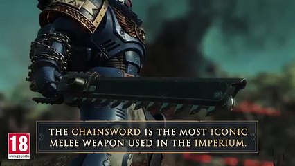Warhammer 40,000 Space Marine 2 - Weapon Chainsword Trailer