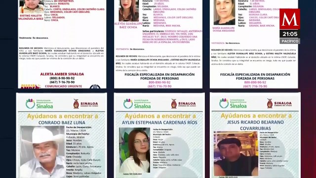 Seis personas siguen desaparecidas tras plagios masivos en Culiacán