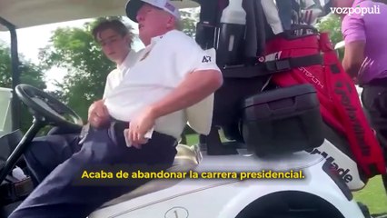 La pillada a Trump rajando de Biden y Kamala