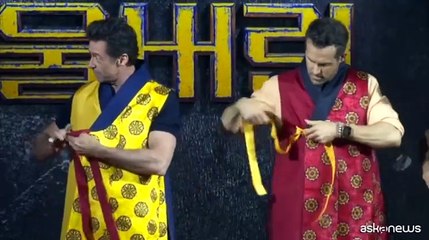 Ryan Reynolds e Hugh Jackman in Sudcorea per "Deadpool and Wolverine"