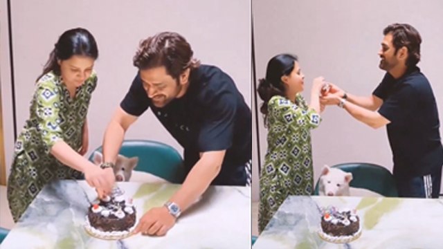 MS Dhoni Sakshi 15th Wedding Anniversary Cake Cutting Inside Video, Bollywood Celebs & Fans Reaction