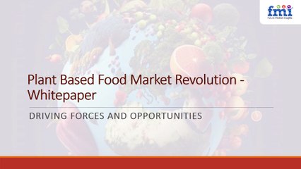 Plant Based Food Market Revolution - Whitepaper