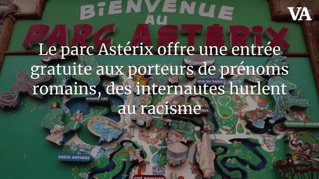 Le parc Astérix offre une entrée gratuite aux porteurs de prénoms romains, des internautes hurlent au racisme