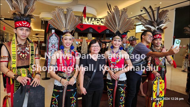 Native Dances at Imago Shopping Mall, Kota Kinabalu