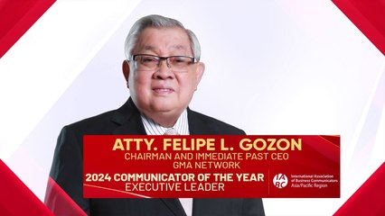 Atty. Felipe L. Gozon, kinilala bilang 2024 Communicator of the Year