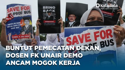 Dekan FK Unair Budi Santoso Dipecat, Civitas Akademika Tuntut Keadilan