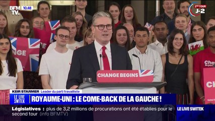 "On l'a fait": victoire écrasante des travaillistes aux législatives britanniques