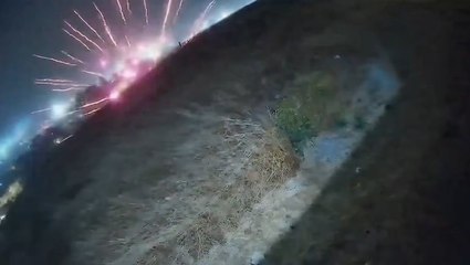 Illegal fireworks spark blaze within seconds in San Francisco park