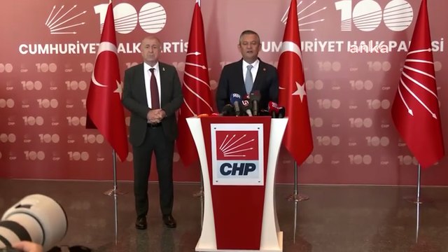 Özgür Özel ve Ümit Özdağ'dan ortak basın açıklaması