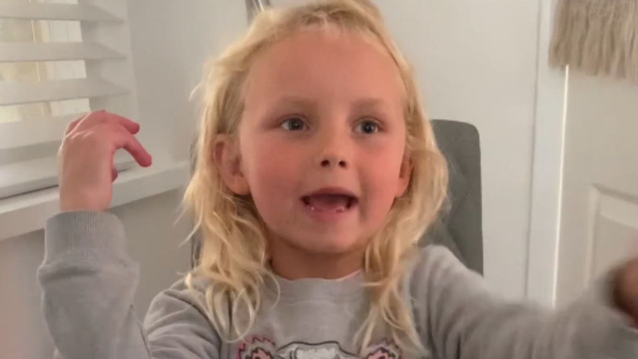 Little girl conquers peg solitaire with skill and comedic talent