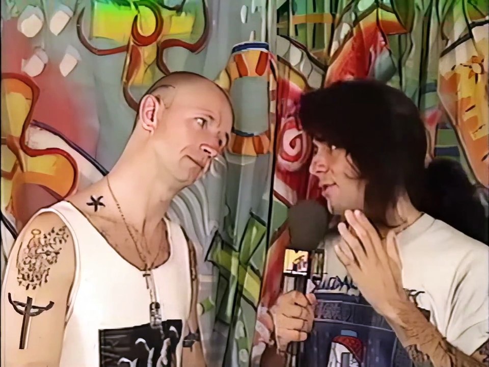 Rob Halford (Judas Priest) - Interview at Rock in Rio II 1991 - Headbangers Ball Video