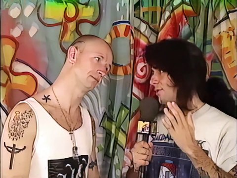 Rob Halford (Judas Priest) - Interview at Rock in Rio II 1991 - Headbangers Ball Video