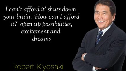 Robert Kiyosaki 20 Quotes Will Change Your Life