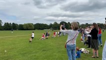 Almost 500 children in tug-of-war world record attempt