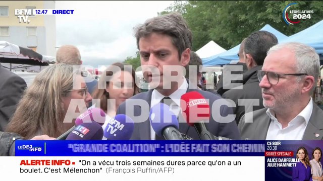 Législatives: Gabriel Attal appelle à l'apaisement après l'agression de plusieurs candidats